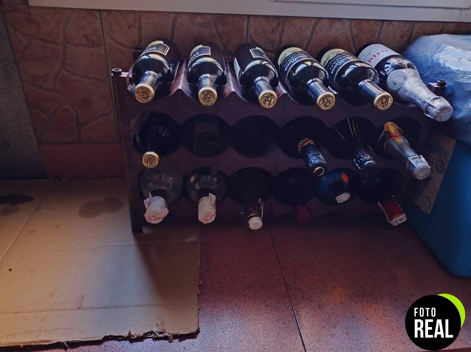 botellero-apilable-vino-36-marron-foto-2
