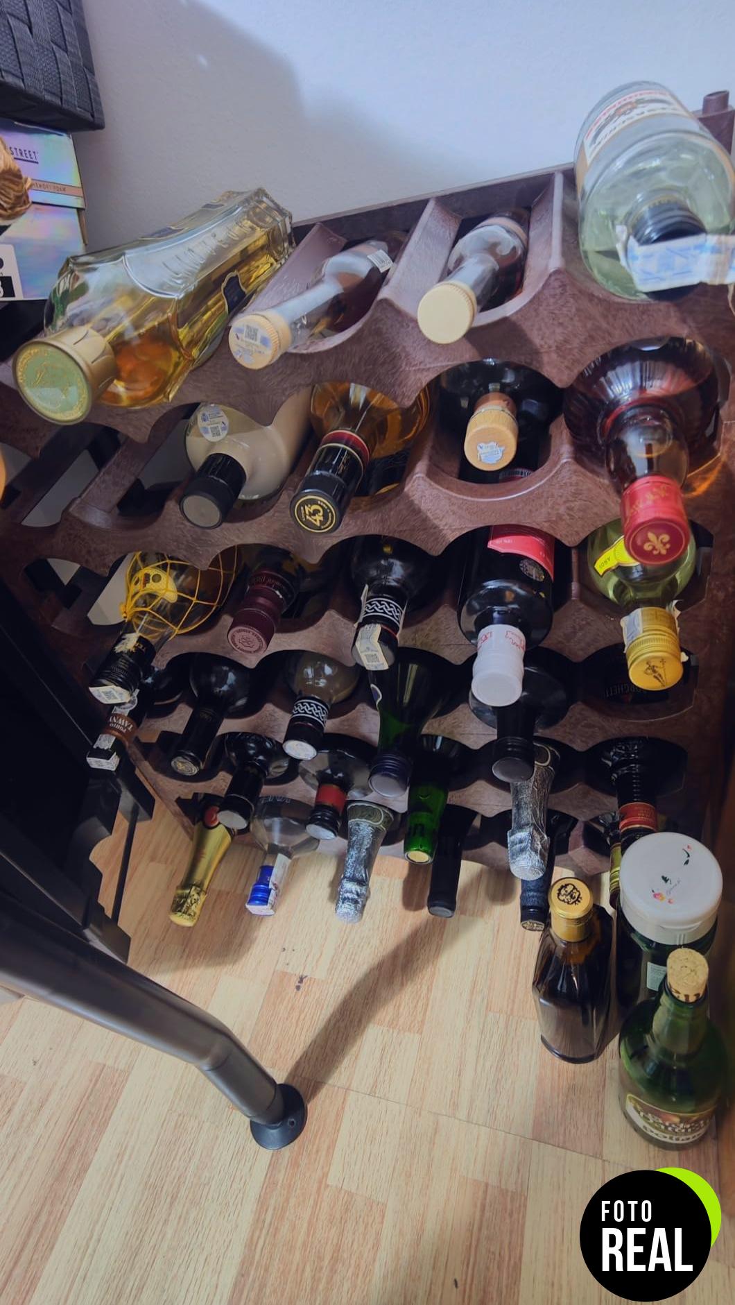 botellero-apilable-vino-36-marron-foto-3