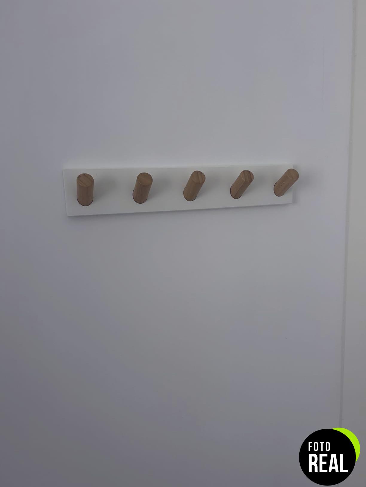 larhn-perchero-pared-2-uds-blanco-5-colgadores-foto-2